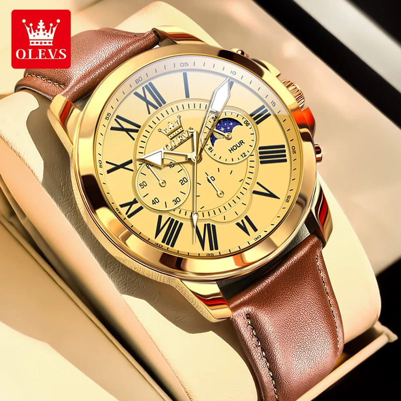 Relógios Masculinos Pulseira de Couro