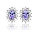 Brinco Oval com Esmeralda